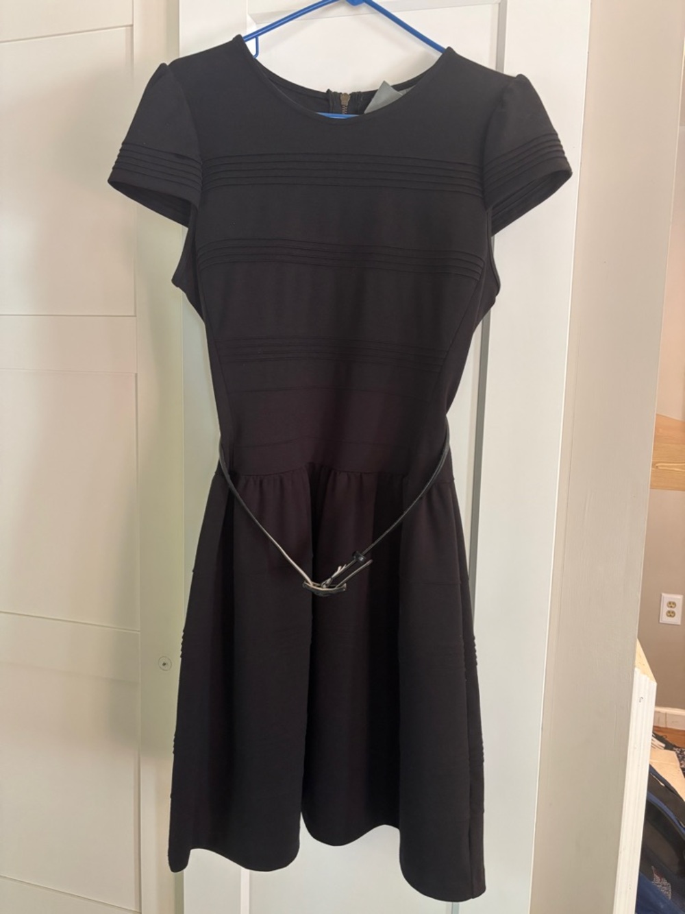 Classic Black Fit-and-Flare Dress